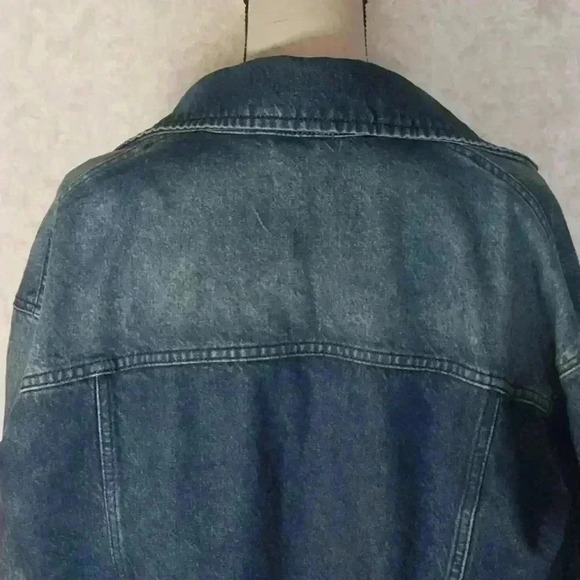 FREE PEOPLE NOW OR NEVER DENIM JACKET SIZE S - Picture 6 of 12